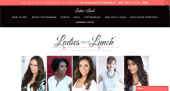 Desktop Screenshot of ladieswholunchnetwork.com